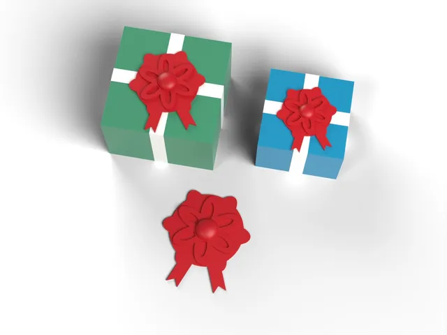 Gift Bows - Reusable Present Toppers in 3 Sizes with Ribbon Tails, No Supports (OpenSCAD)