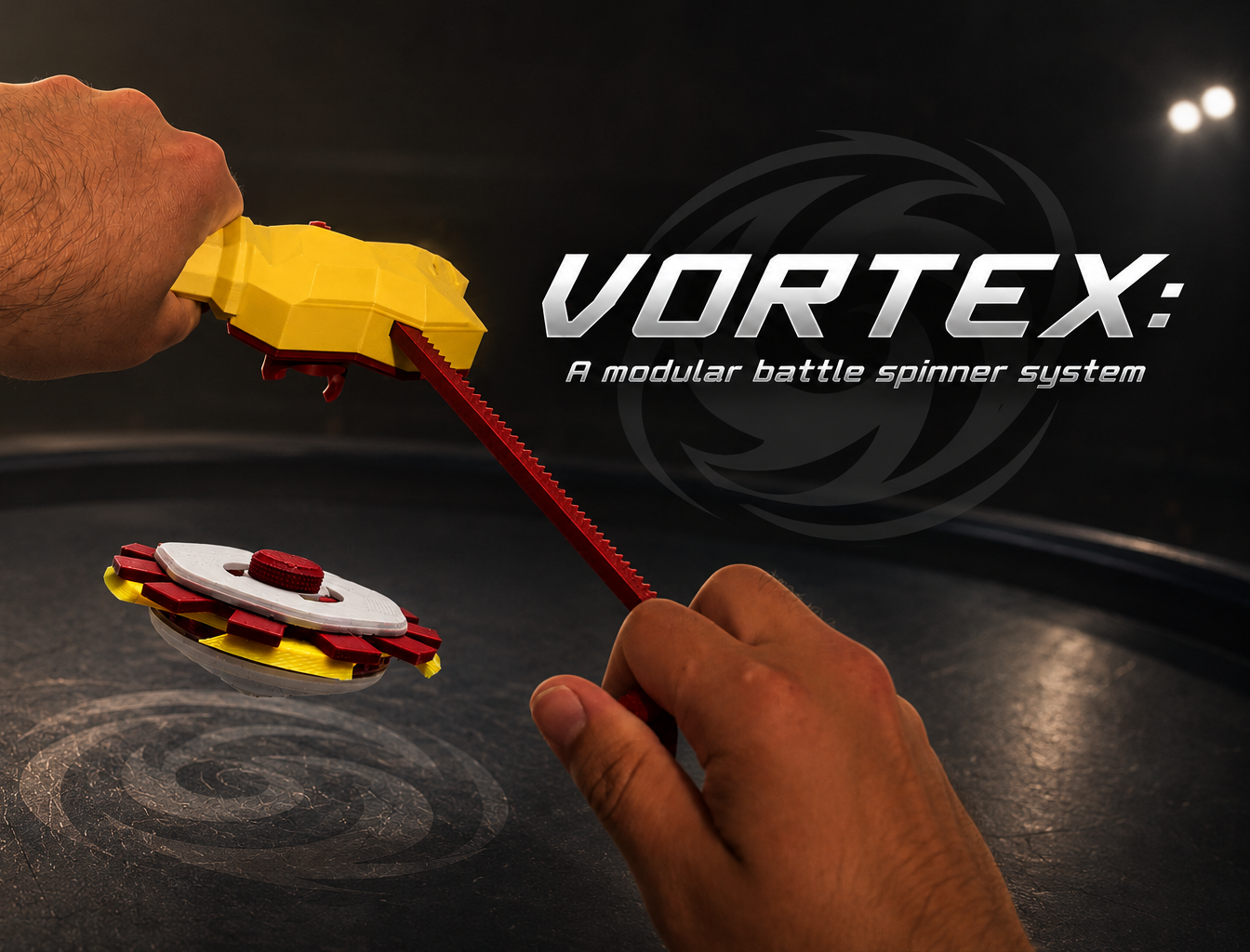 VORTEX: A modular battle spinner system, full package with launcher!