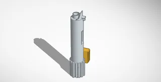 Luke's lightsaber with blade