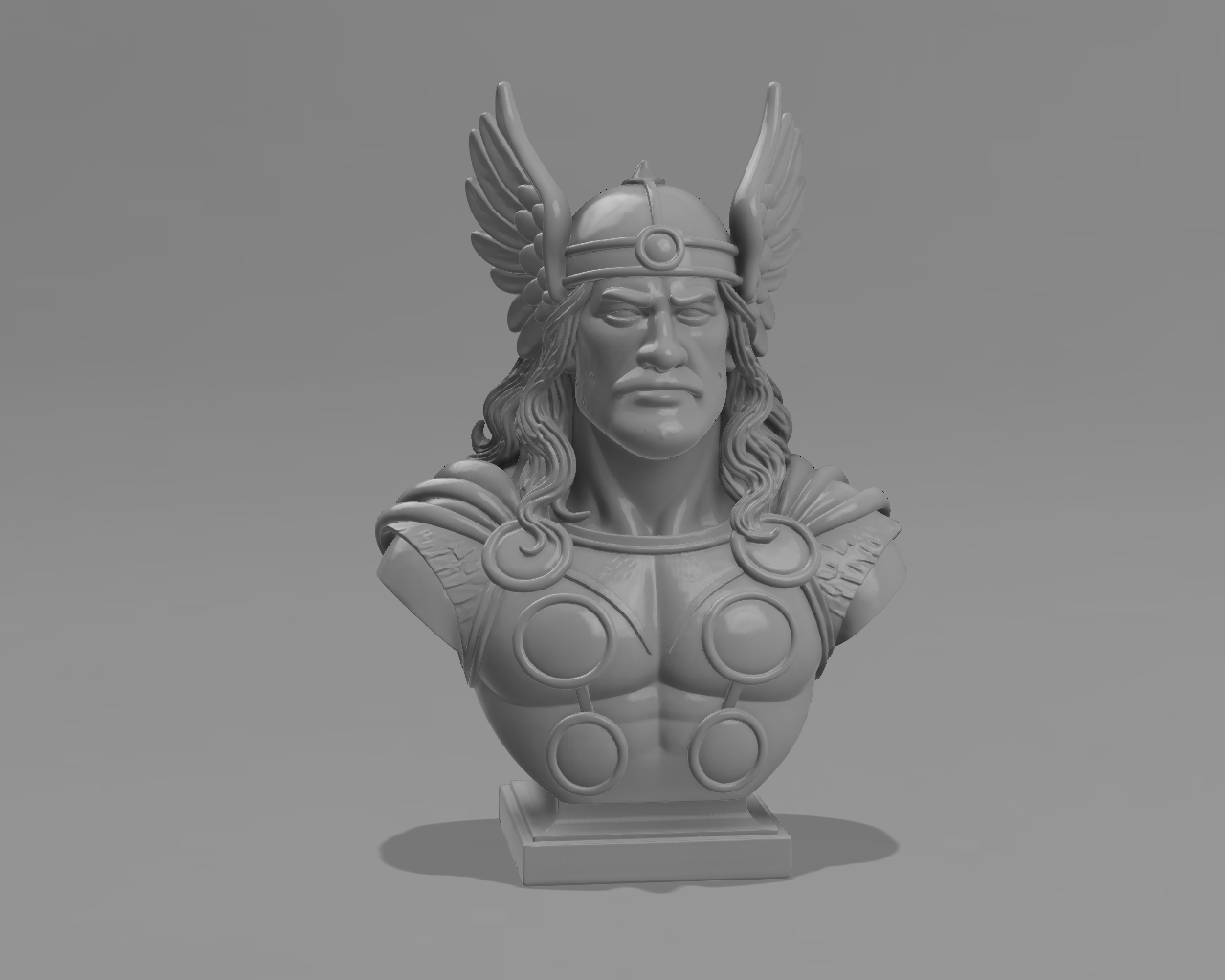 Thor-Inspired Warrior Bust