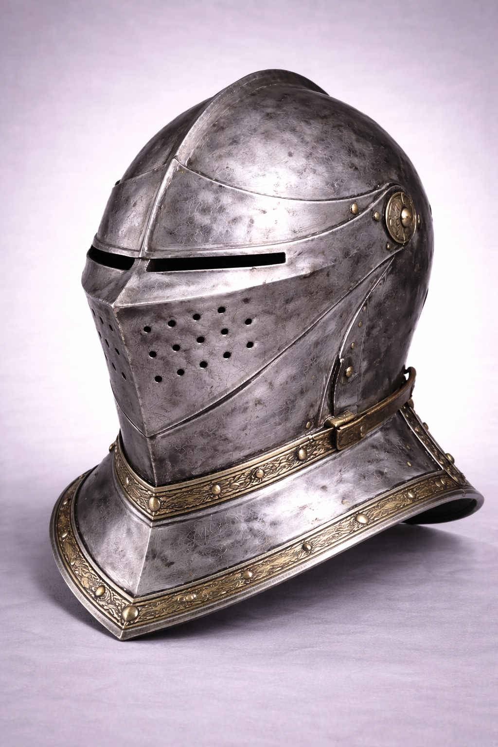 Fantasy Sallet and Bevor Helmet