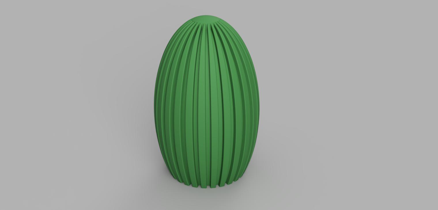Modern Ribbed Easter Egg — thumbnail 3