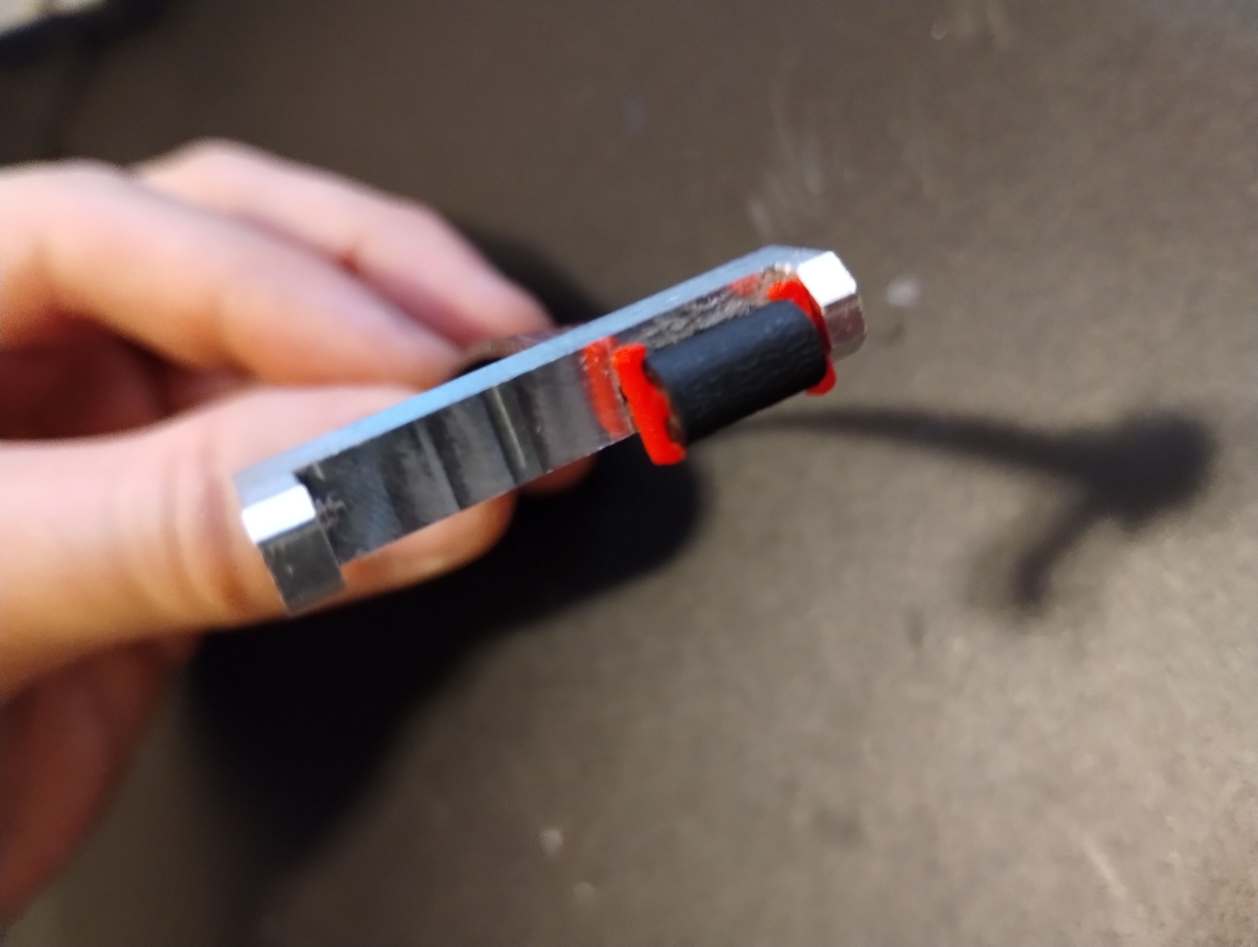 Belt anchor clip for RatRig CNC Toolhead