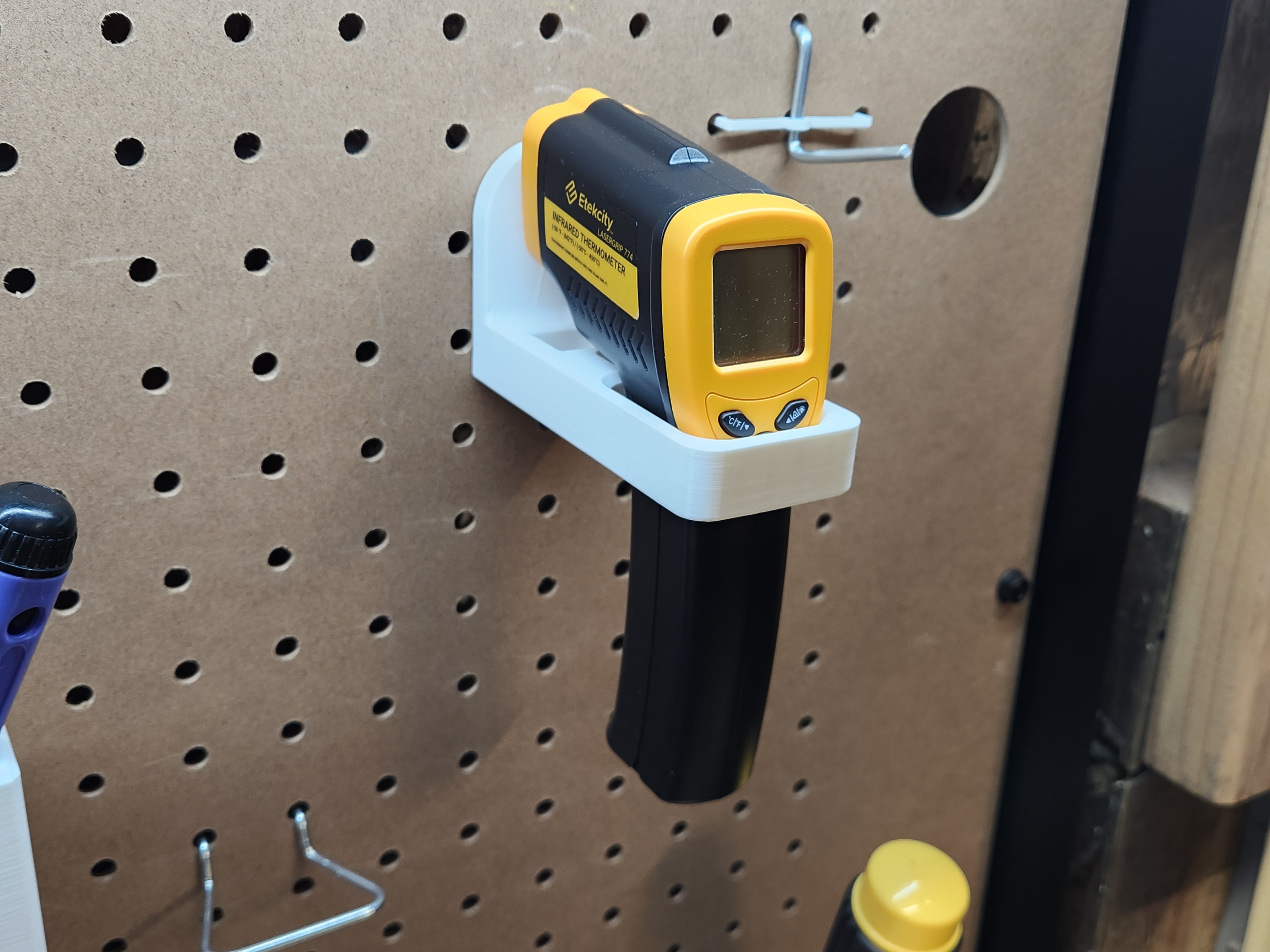 Sy's Peglock IR Thermometer Holder - More Secure