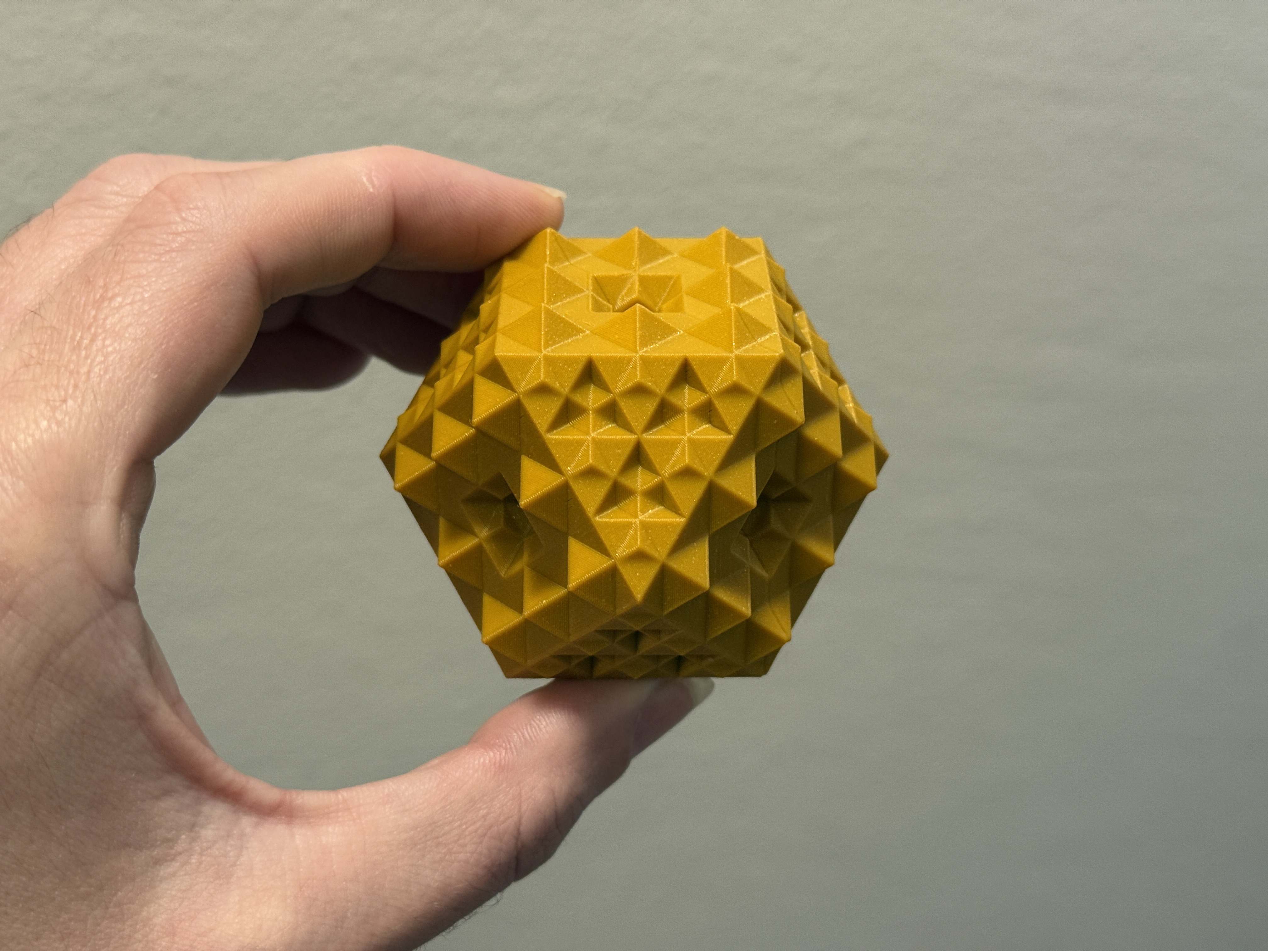 Cuboctahedron and Rhombic Dodecahedron Compound Fractal | Level 1
