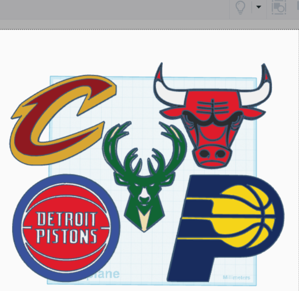 Miniatura 8 do modelo 3D 30 NBA Logos