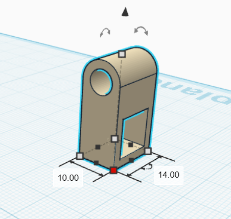 Yagi element mounts (holders) 3D model