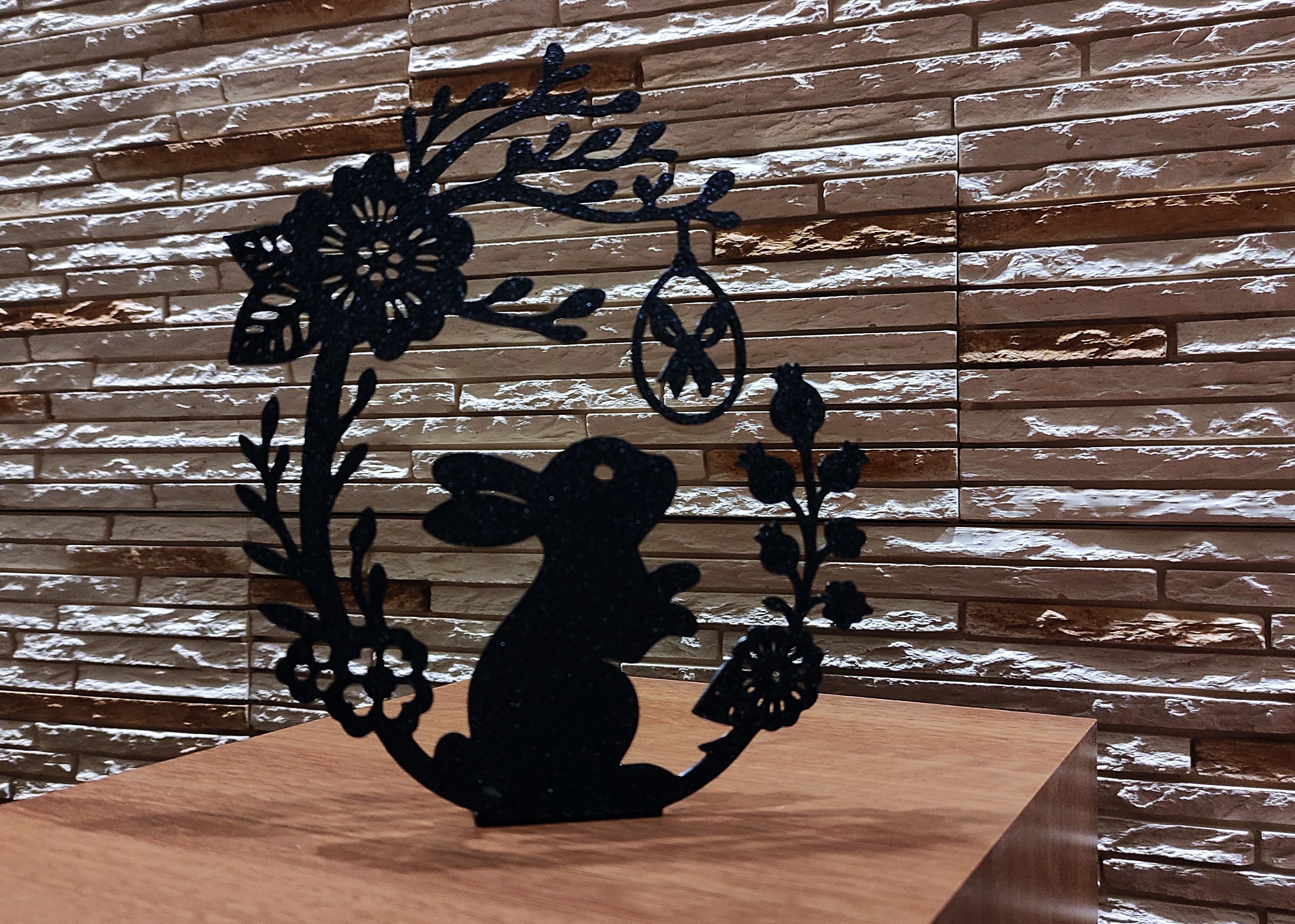 Miniatura 2 do modelo 3D Easter 3D Decoration – Bunny with Easter Egg