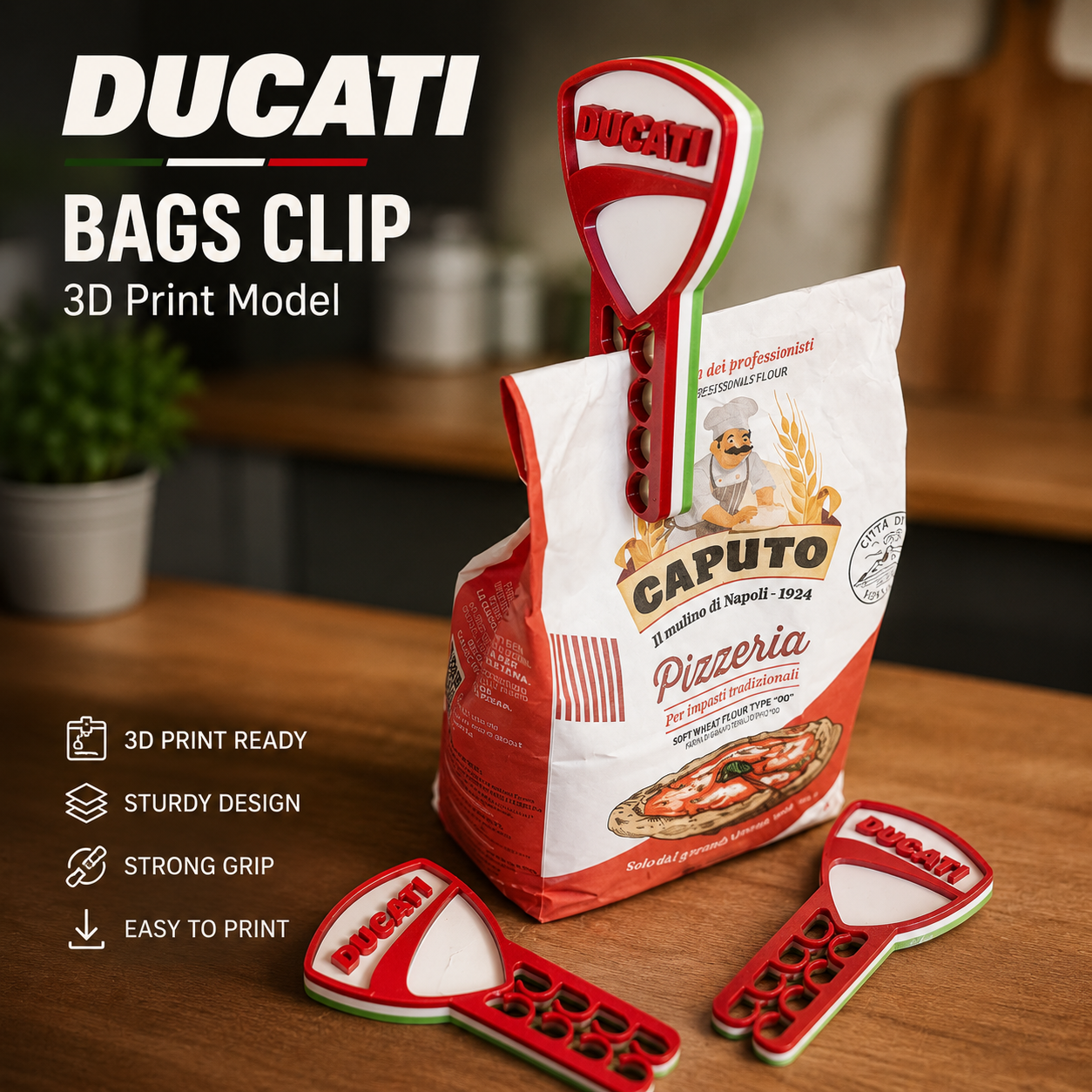 Bags clip Ducati