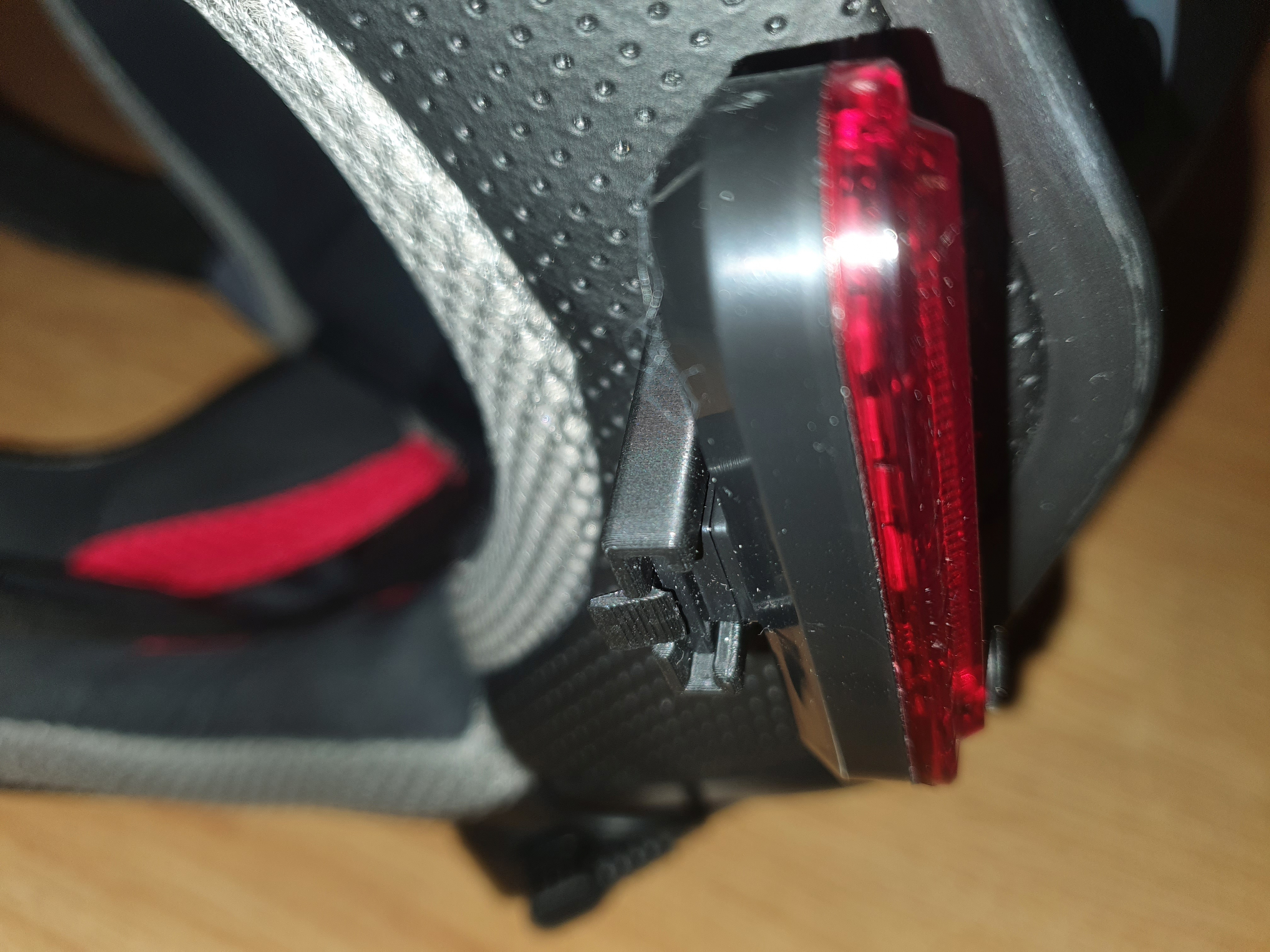 Helmet LED lamp holder,