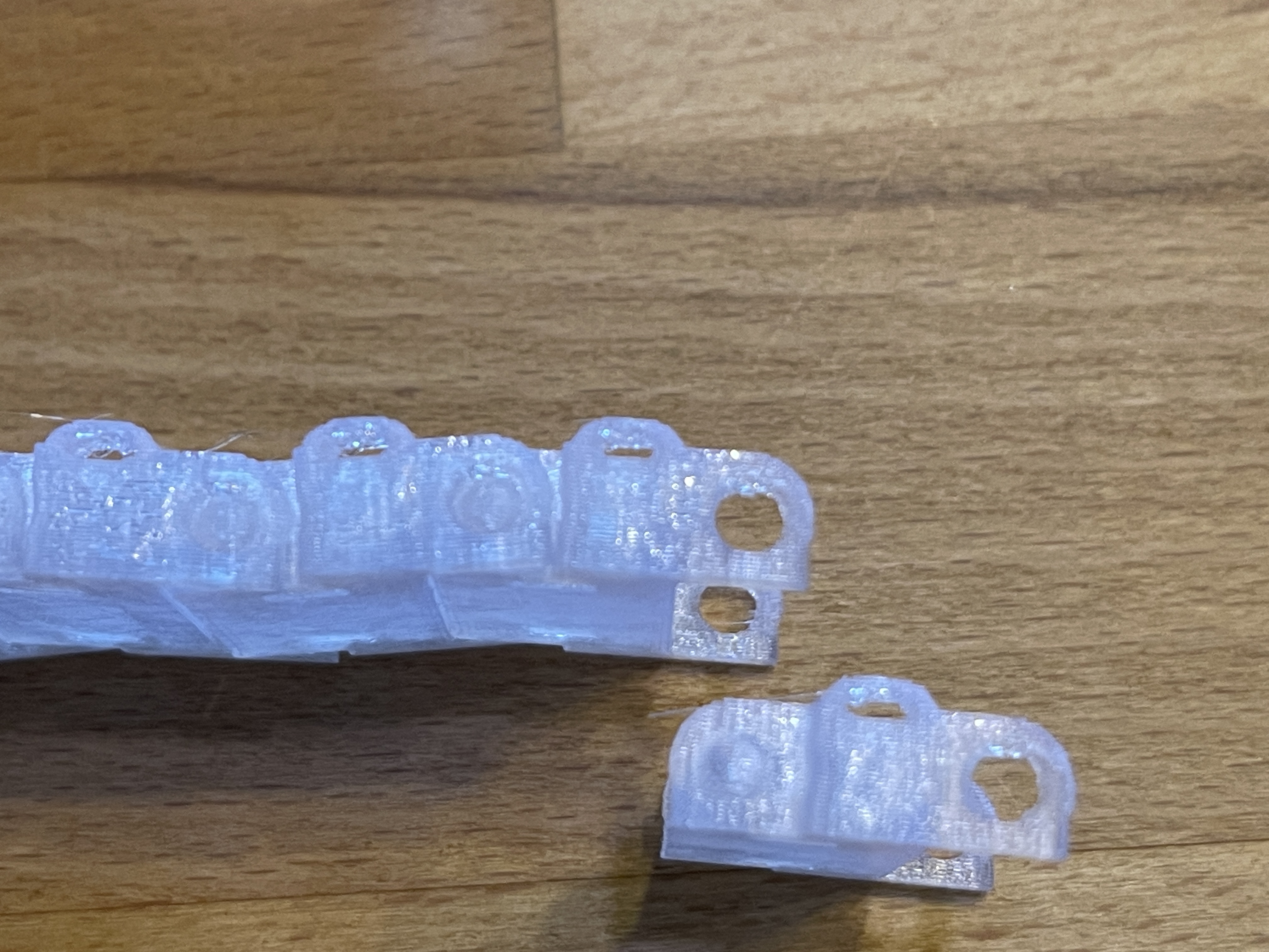 Miniatura 3 do modelo 3D parametric open cable chain scad