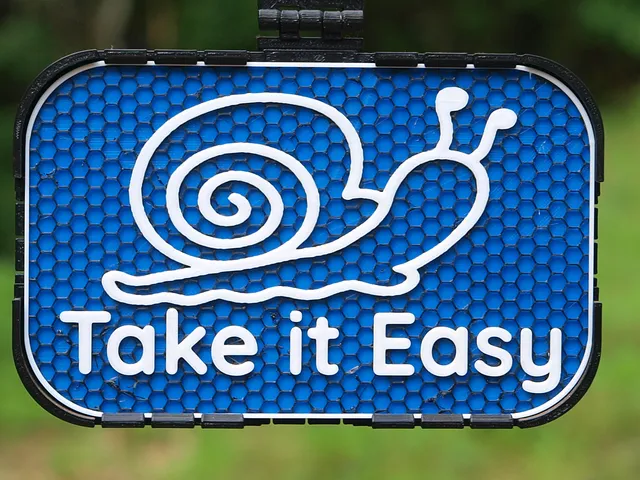 Snail "Slow Ride" signs