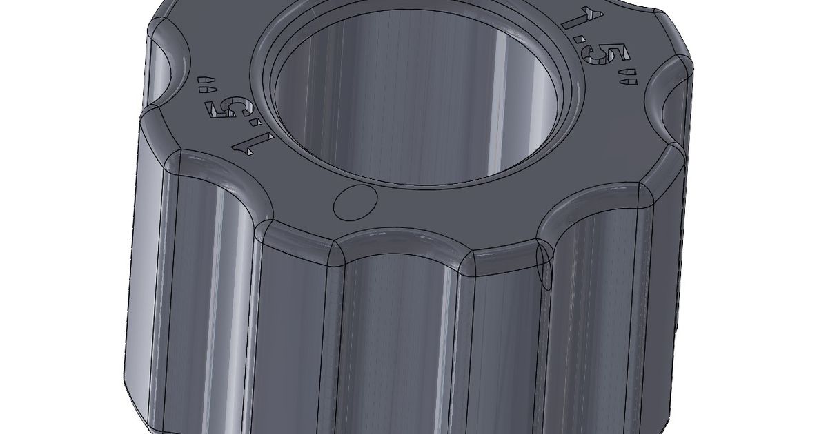 CNC Lathe Bar Stock Bushing (3" Draw Tube) by WildBill Download free