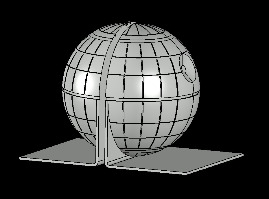 Death Star book ends
