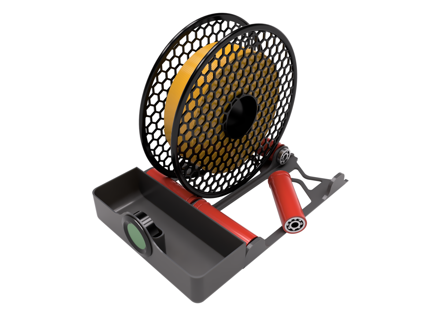 Filament spool holder for dry box version 2 by marcel293 Download