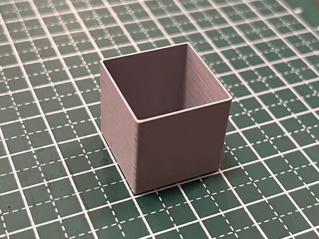 Smooth calibration cube 20mm