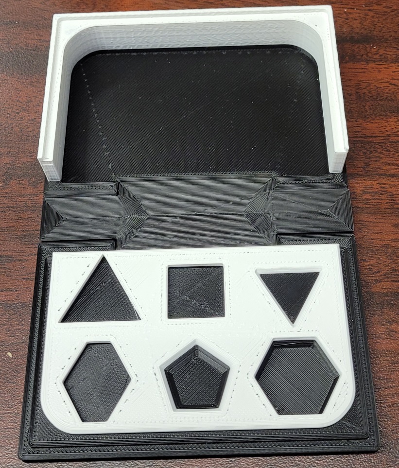 Miniature Tabletop Dice Book with builtin dice tray by Midas