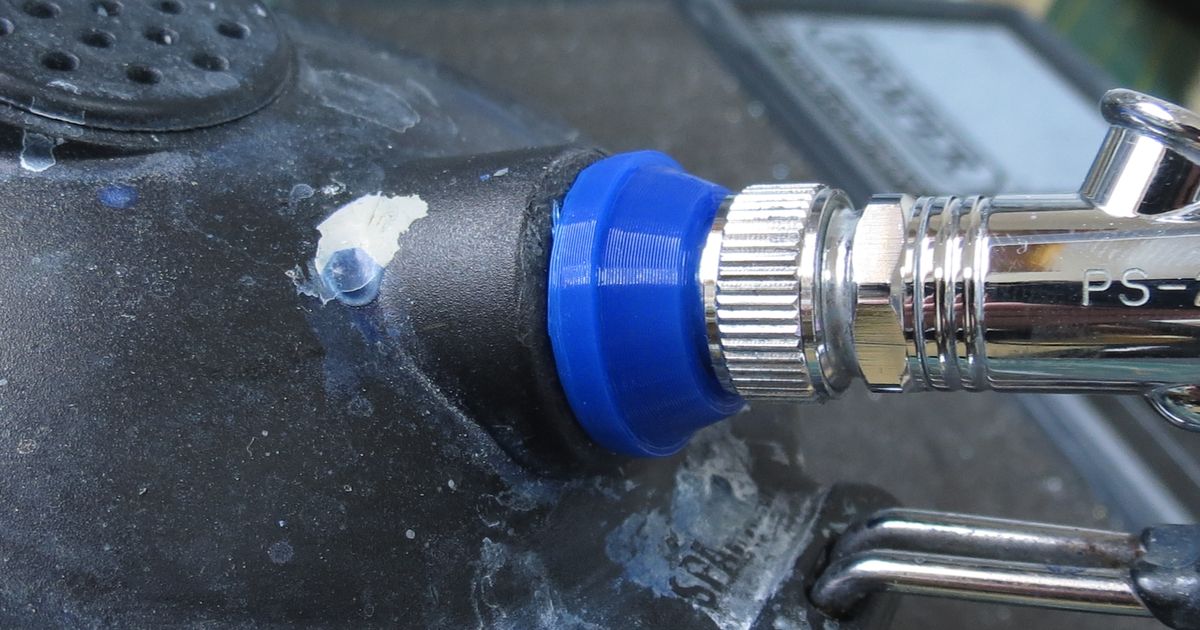 Airbrush holder for Airbrush Cleaning Pot by Brian Innes Download