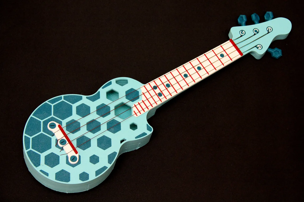 Hex ukulele by Tomek | Download free STL model | Printables.com