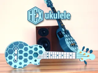 Ukulele tuning peg by Tomek, Download free STL model