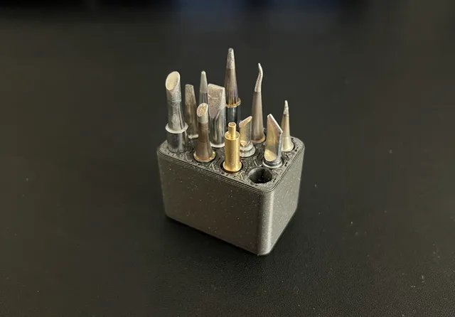 Compact Solder Tip Organizer