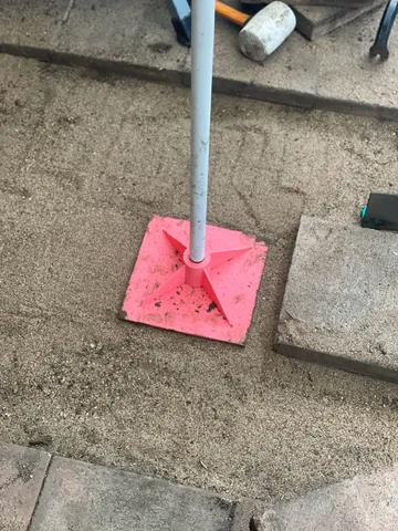 190mm Sand Level Tamper - Broom Head Attachment