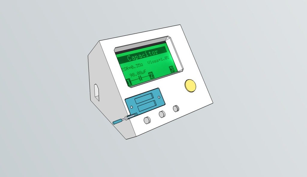 Miniatura 8 do modelo 3D Tiny e-Lab LCR-T4 tester