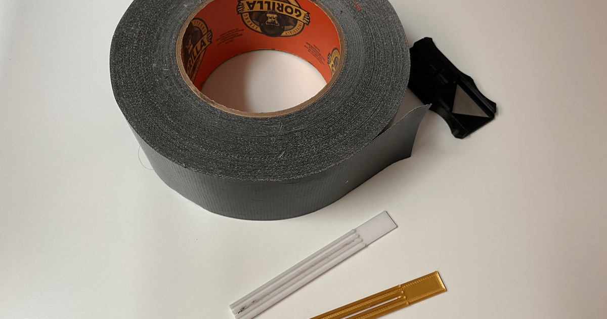 Duct Tape Cutting Guide by Unkown Download free STL model