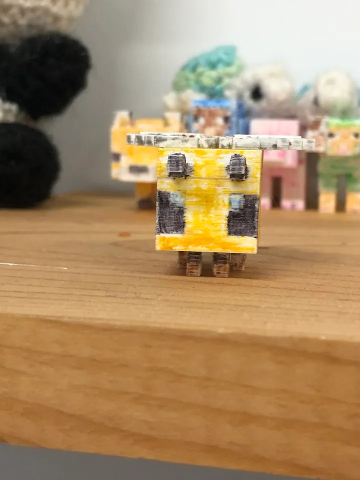 Minecraft bee by Bryant Yu, Download free STL model