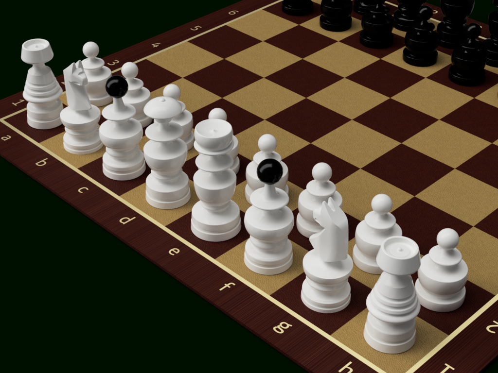 French Directoire Chess Set by Jeff Burton, Download free STL model