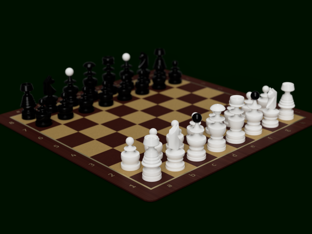 French Directoire Chess Set by Jeff Burton, Download free STL model