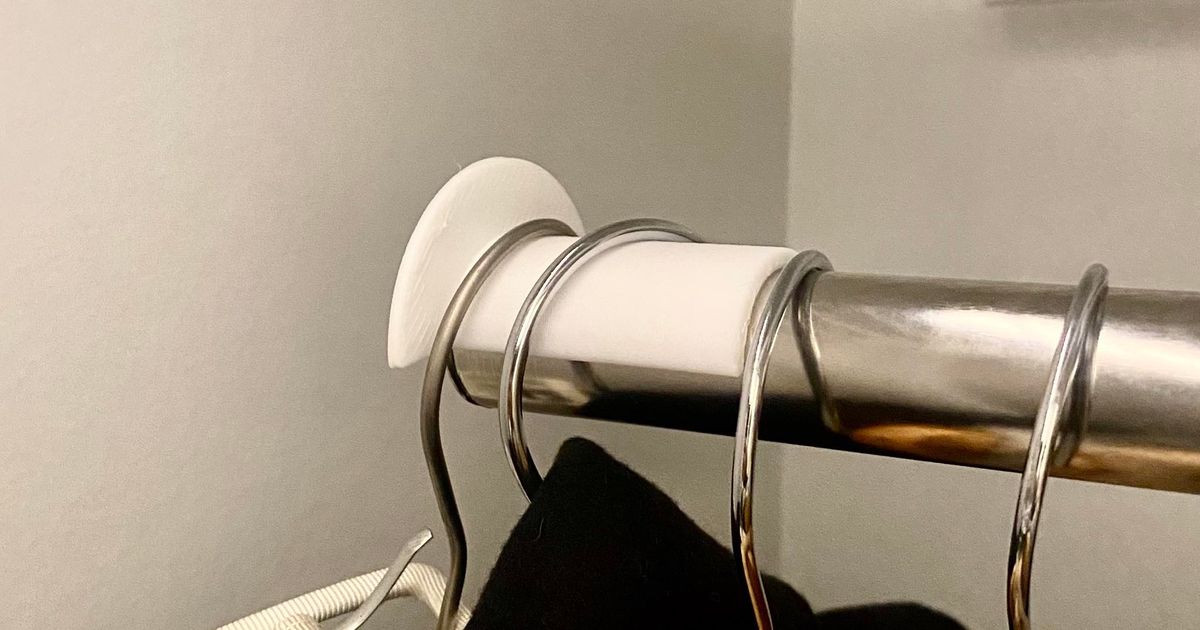 ELFA Closet Rod Endstop by Morris Lazootin Download free STL model