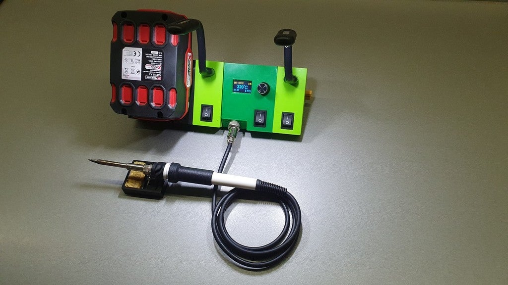 Lidl Parkside X20V Team Battery Adapter for Tiny e-Lab
