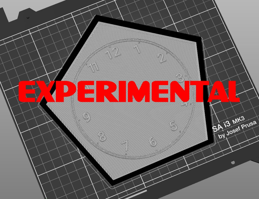 Hybrid Lithophane Clock Face (EXPERIMENTAL)