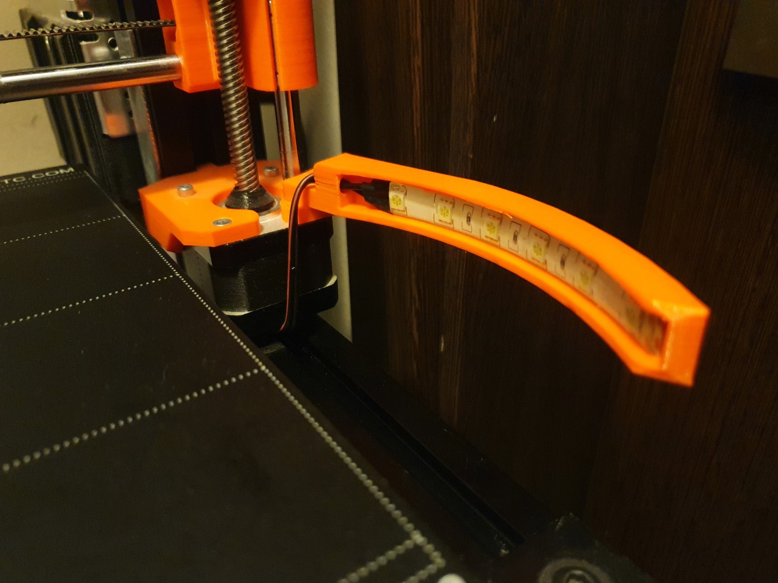 Miniatura 2 do modelo 3D 3D printer side LED light