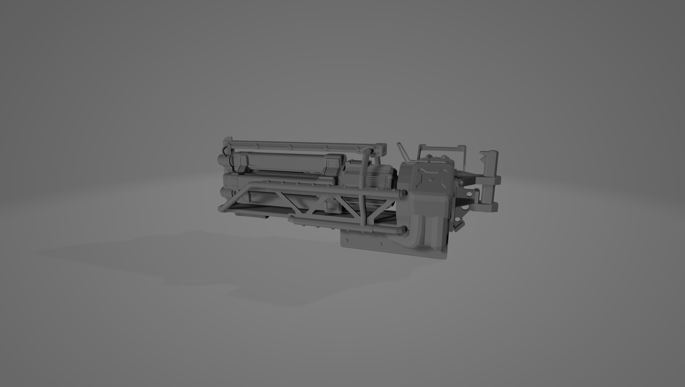 Gatling laser from fallout 4 by 1primate download free stl model