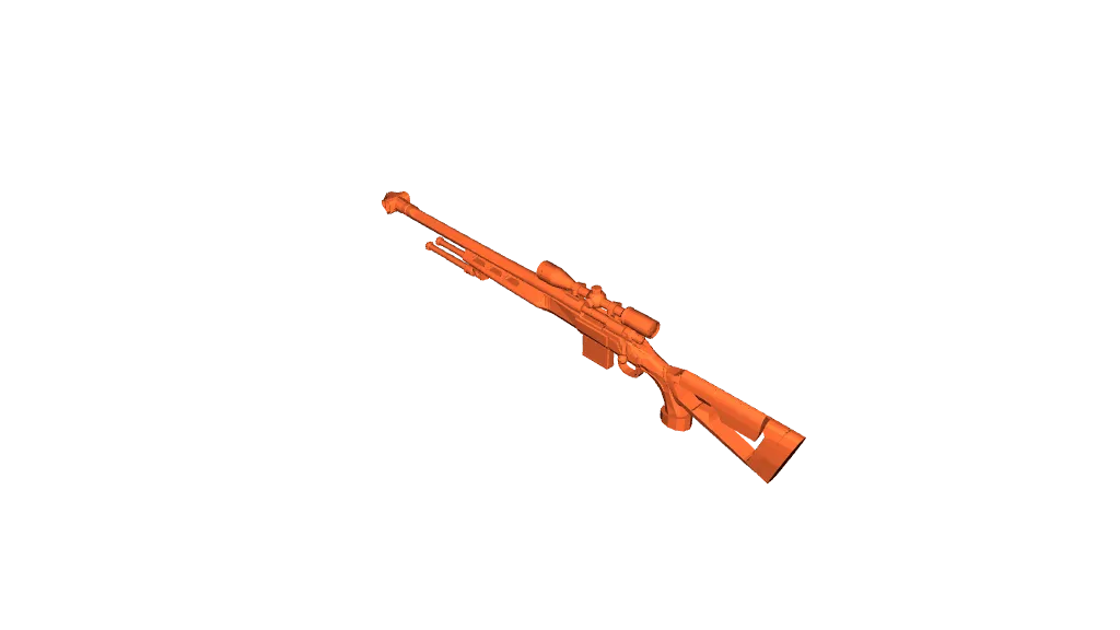 Hunting rifle from Fallout 4 by mt_benno | Download free STL model ...