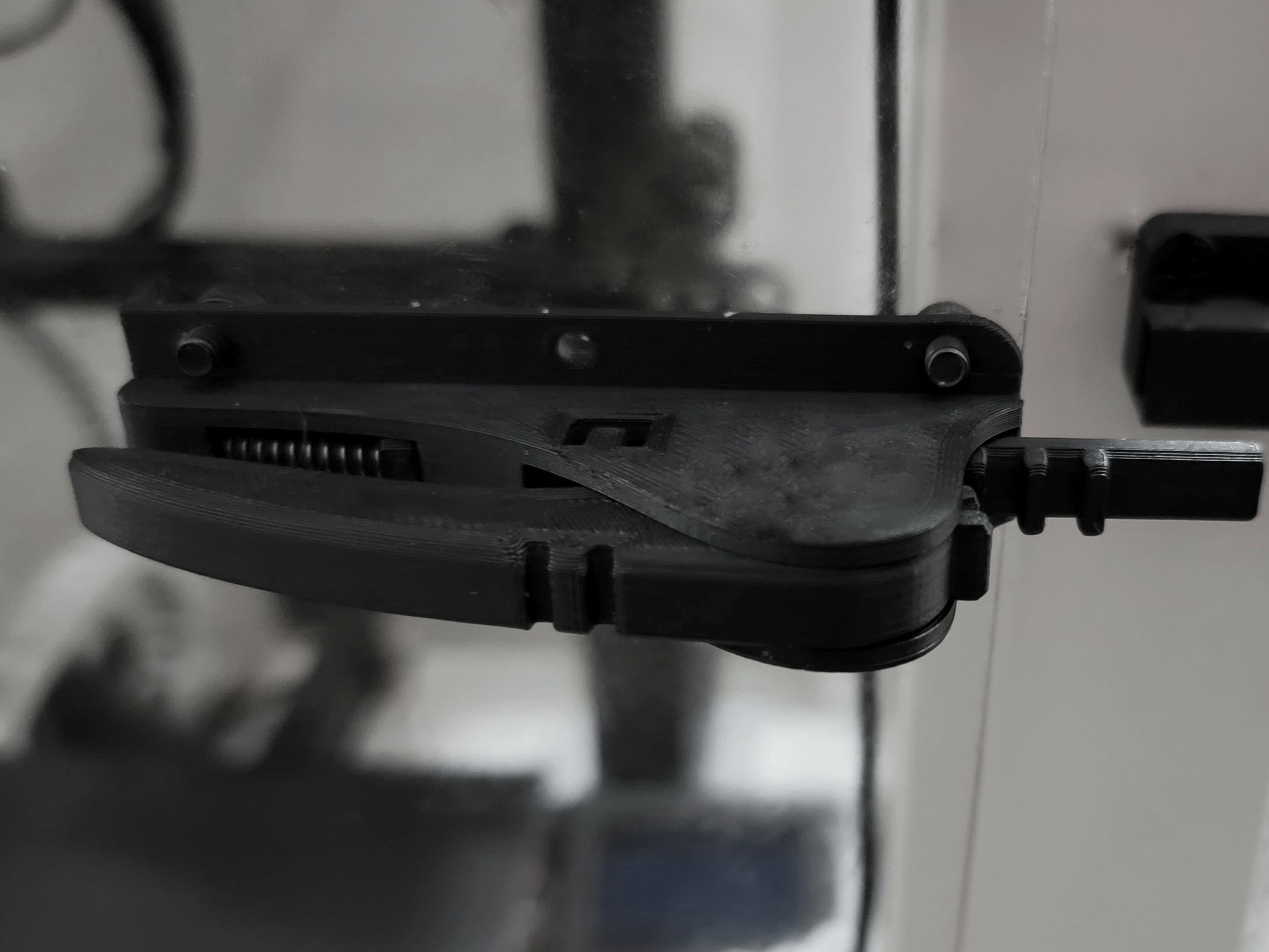 Latching Door Handle by TotallyRidiculous | Download free STL model ...