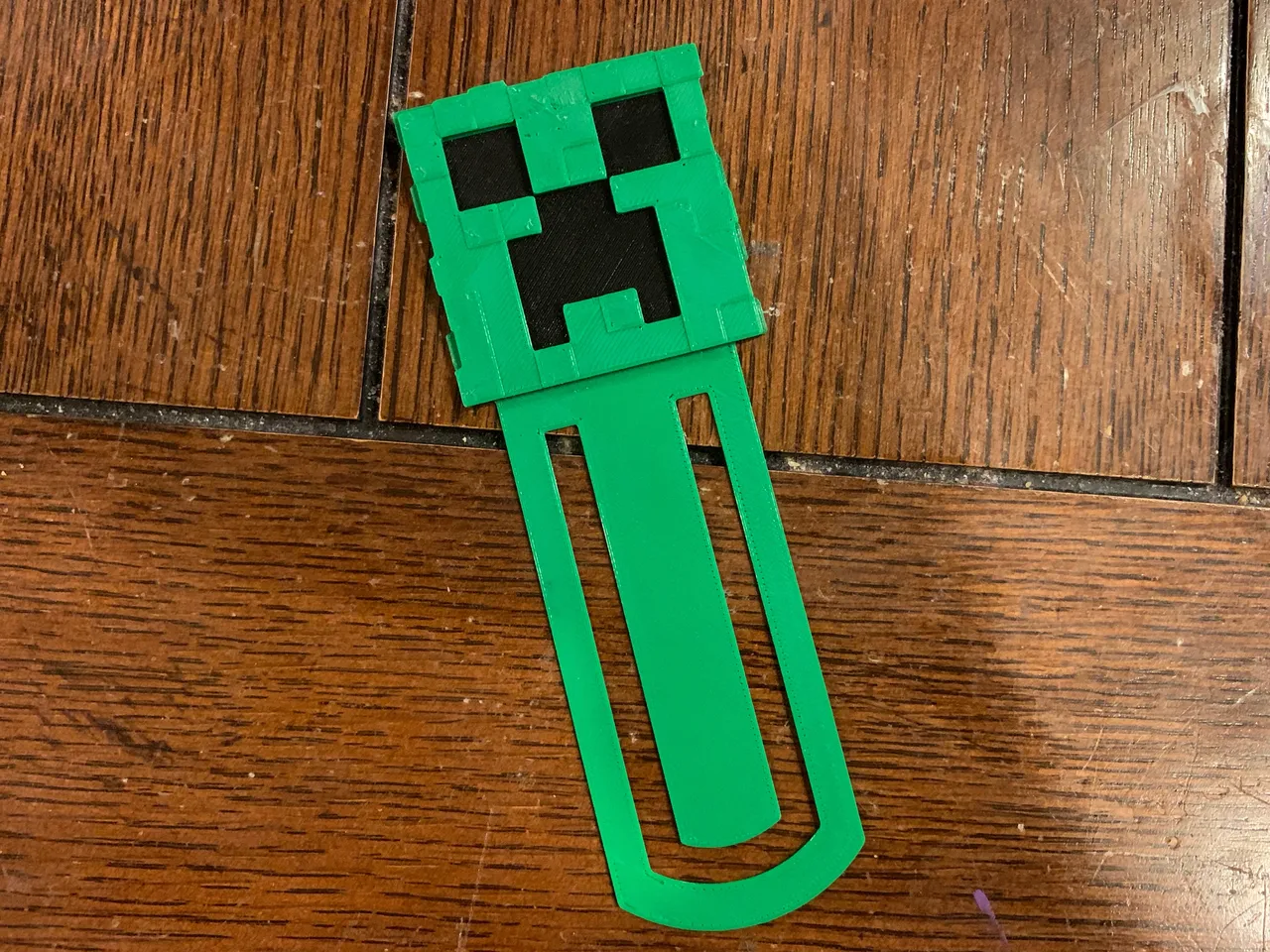 Minecraft Creeper Bookmark by Michael, Download free STL model