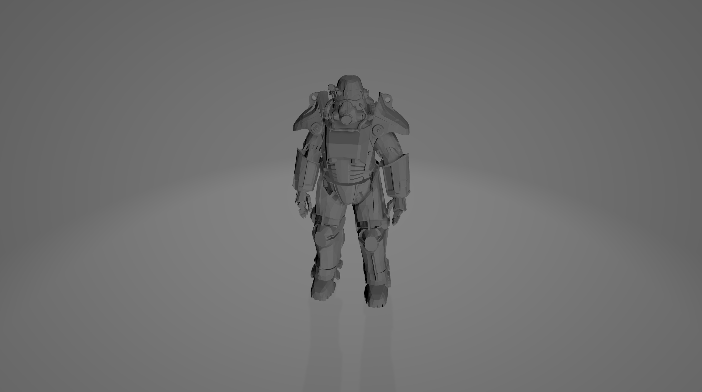 T45 Power Armor From Fallout 4 By 1primate Download Free Stl Model