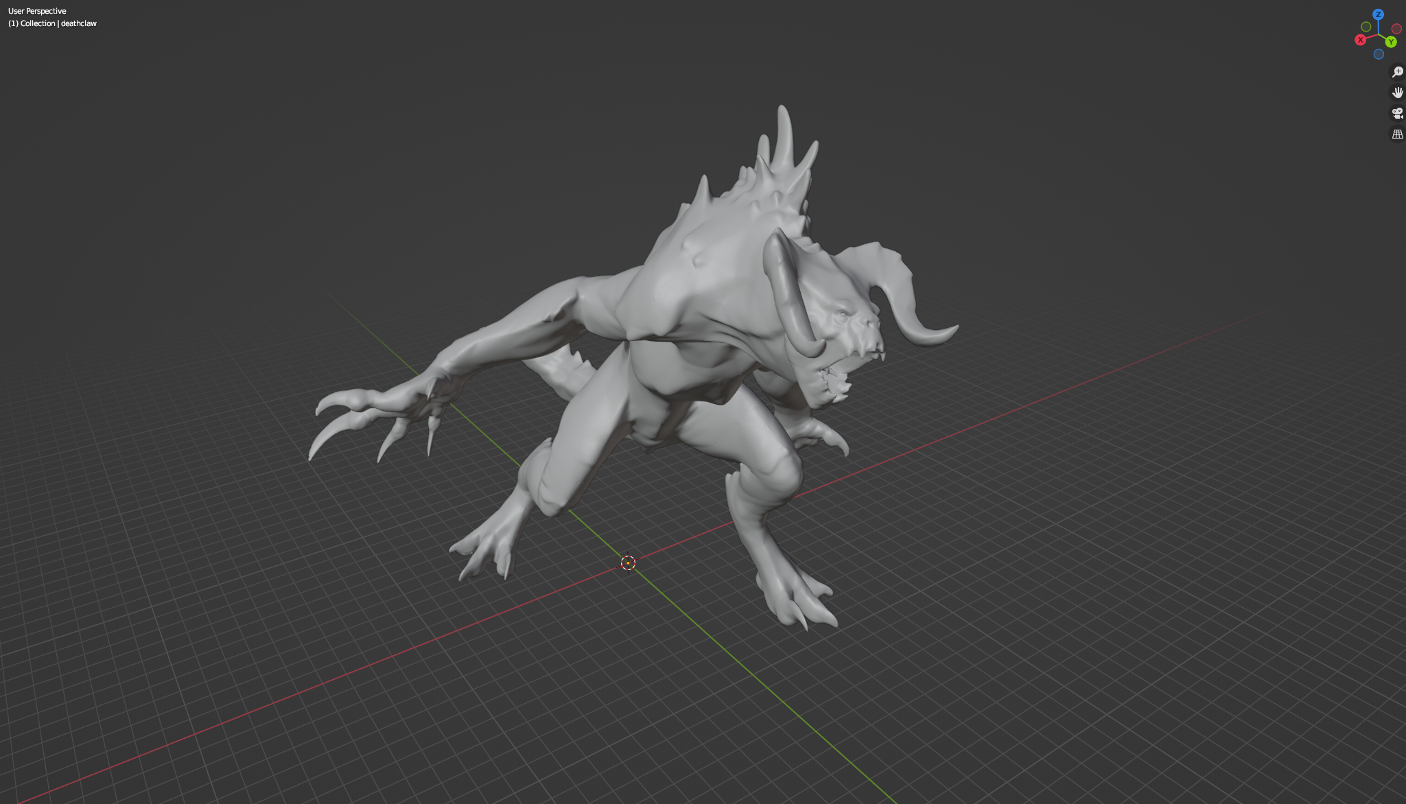 Deathclaw from Fallout 4 (loading screen pose) by #1Primate | Download free  STL model | Printables.com