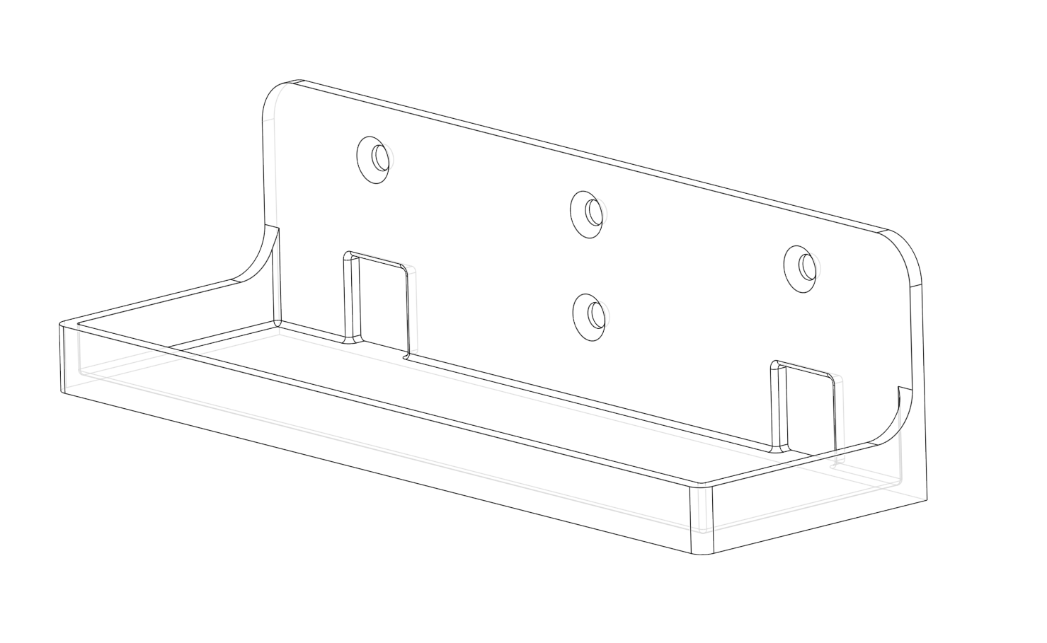 Miniatura 3 do modelo 3D Nintendo Switch OLED Wall Mount