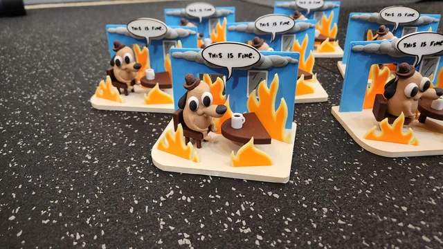 This is Fine Dog - Comic Diorama Remix