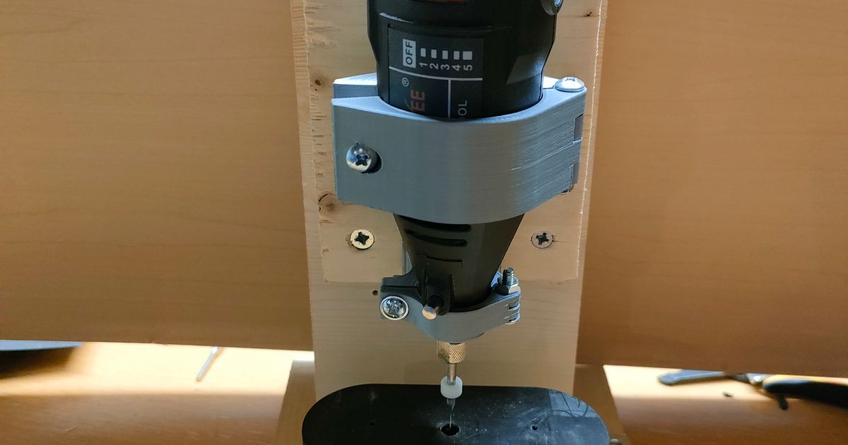 Drill Press PCB (reverse) by Ivan3D Download free STL model