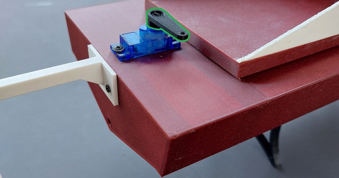 MN90 based steering servo arm by JanisMi Download free STL model