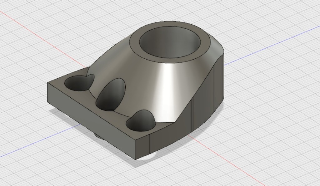 K8200 / 3Drag 18mm probe mount behind extruder by Joey_3D | Download ...