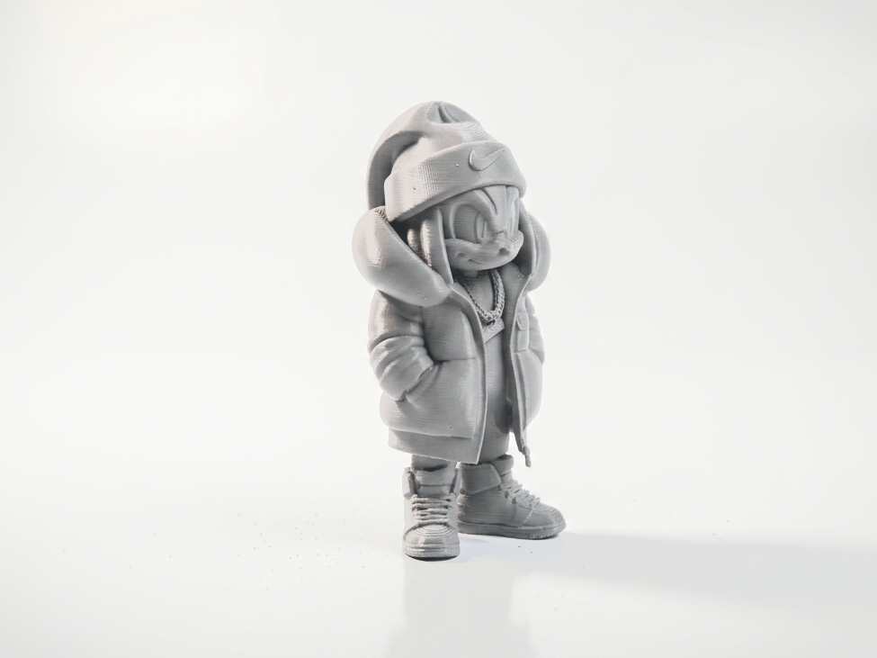 Winter Sonic Figurine Gaming Collectible 3D Printable