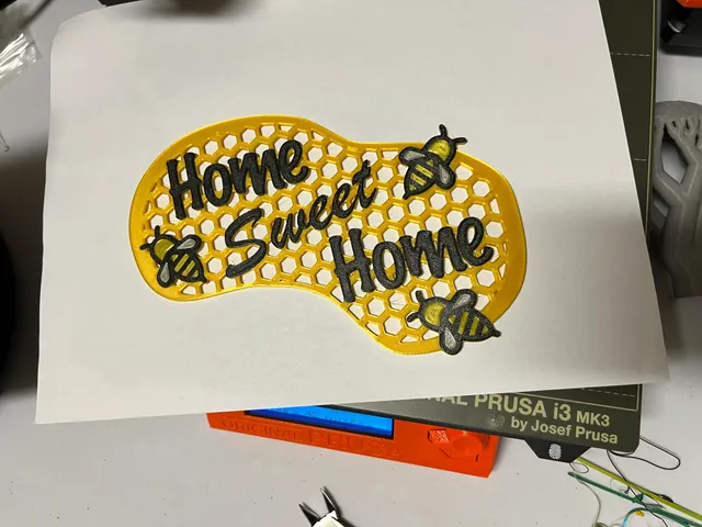 Beehive Home Sweet Home Sign