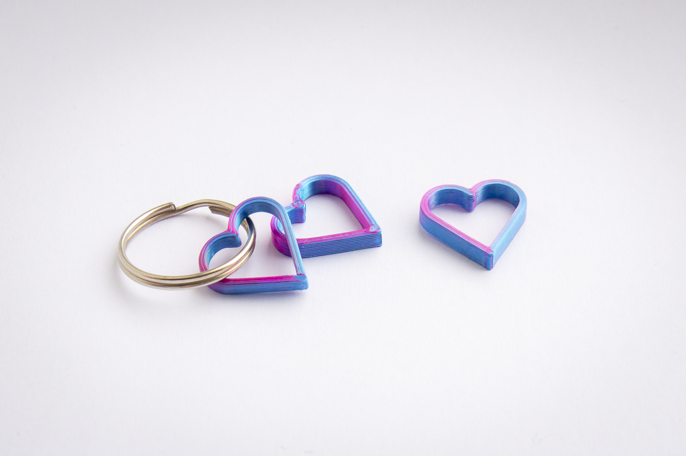 Heart Key Identifier / keyring - Key Charm - Gift idea - last meters - Gift inspiration