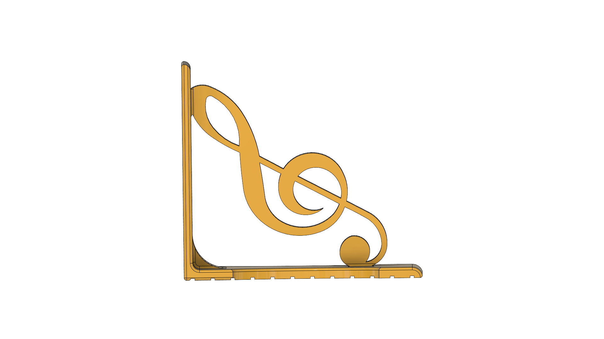Bookend bracket by pgold download free stl model printables